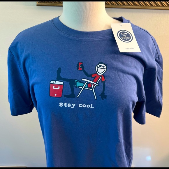 Life Is Good Shirts Nwt Life Is Good Mens Stay Cool Tshirt Poshmark